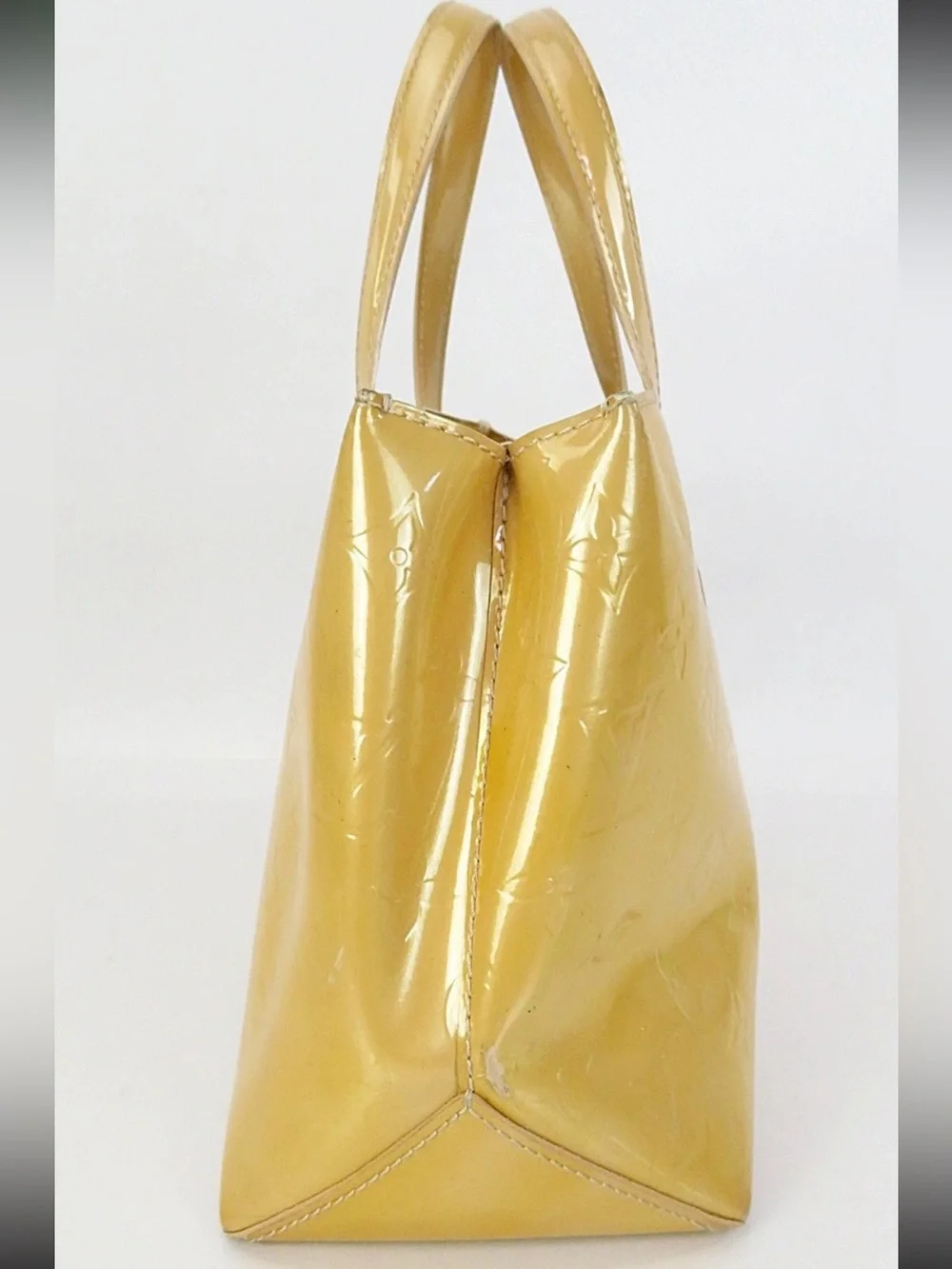 Louis Vuitton Glossy Yellow Monogram Vernis Tote